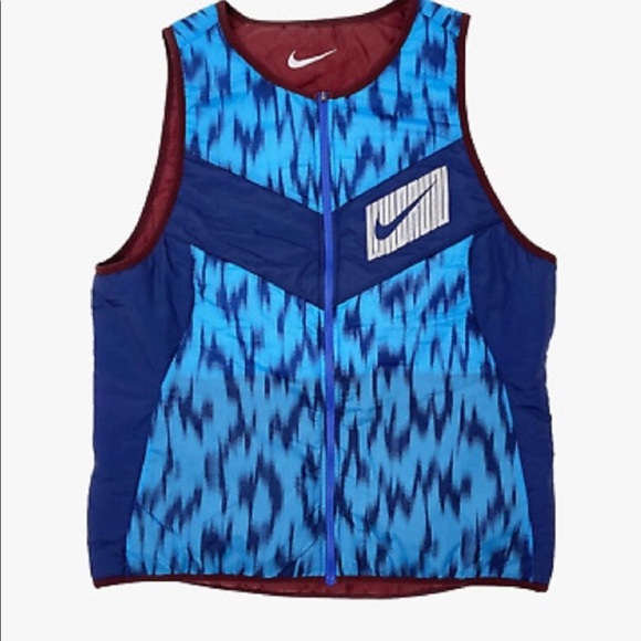 NWOT Nike Aerolayer WildRun reversible vest 2xl - Picture 2 of 3